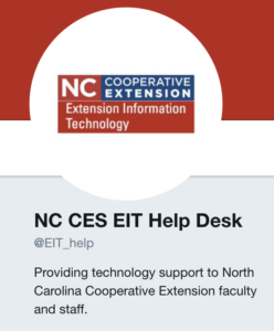 EIT Helpdesk Twitter account image