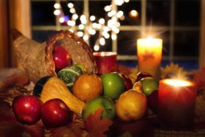 Image of Thanksgiving cornucopia