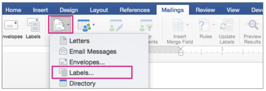 customize subject line in mail merge office for mac